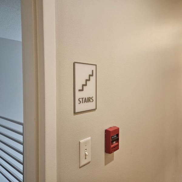 Stairs Sign