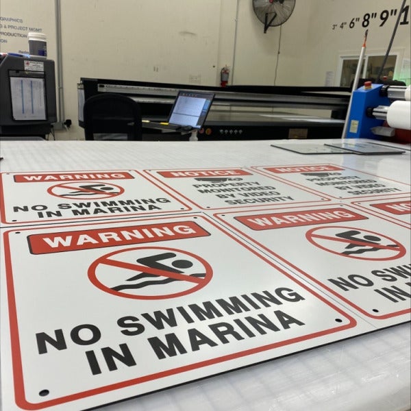 Signs Keep People - Marinas are updating Signage for the Summer - Redmond, WA