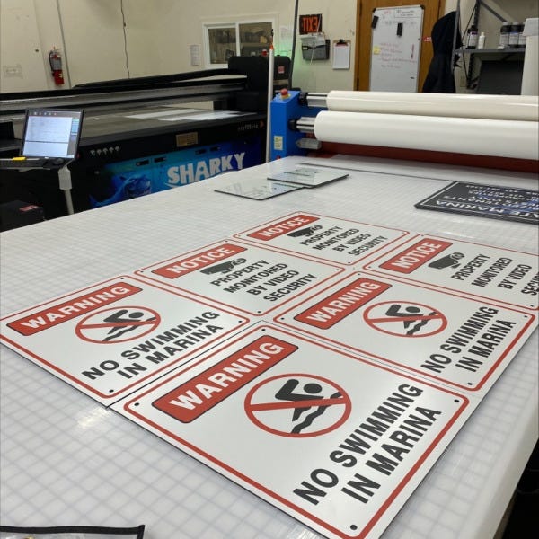 Signs Keep People - Marinas are updating Signage for the Summer - Redmond, WA