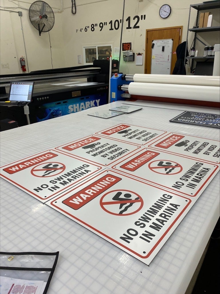 Signs Keep People - Marinas are updating Signage for the Summer - Redmond, WA