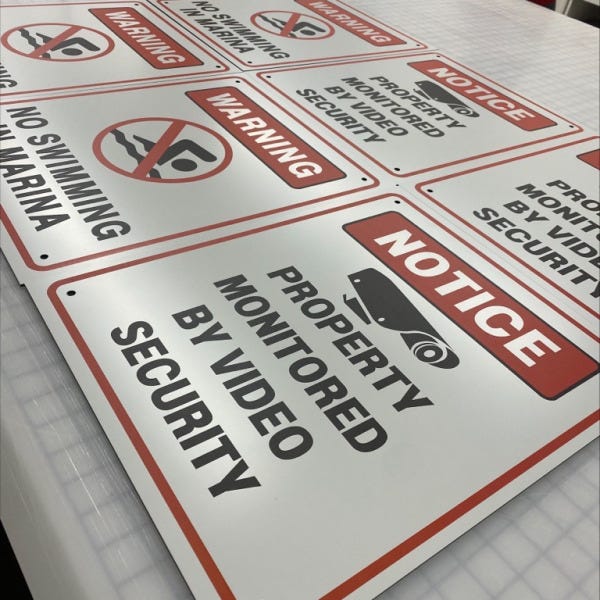 Signs Keep People - Marinas are updating Signage for the Summer - Redmond, WA
