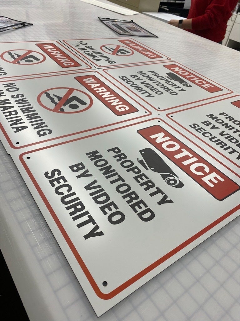 Signs Keep People - Marinas are updating Signage for the Summer - Redmond, WA