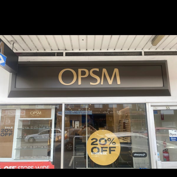 Shop Signage - OPSM - Coburg VIC
