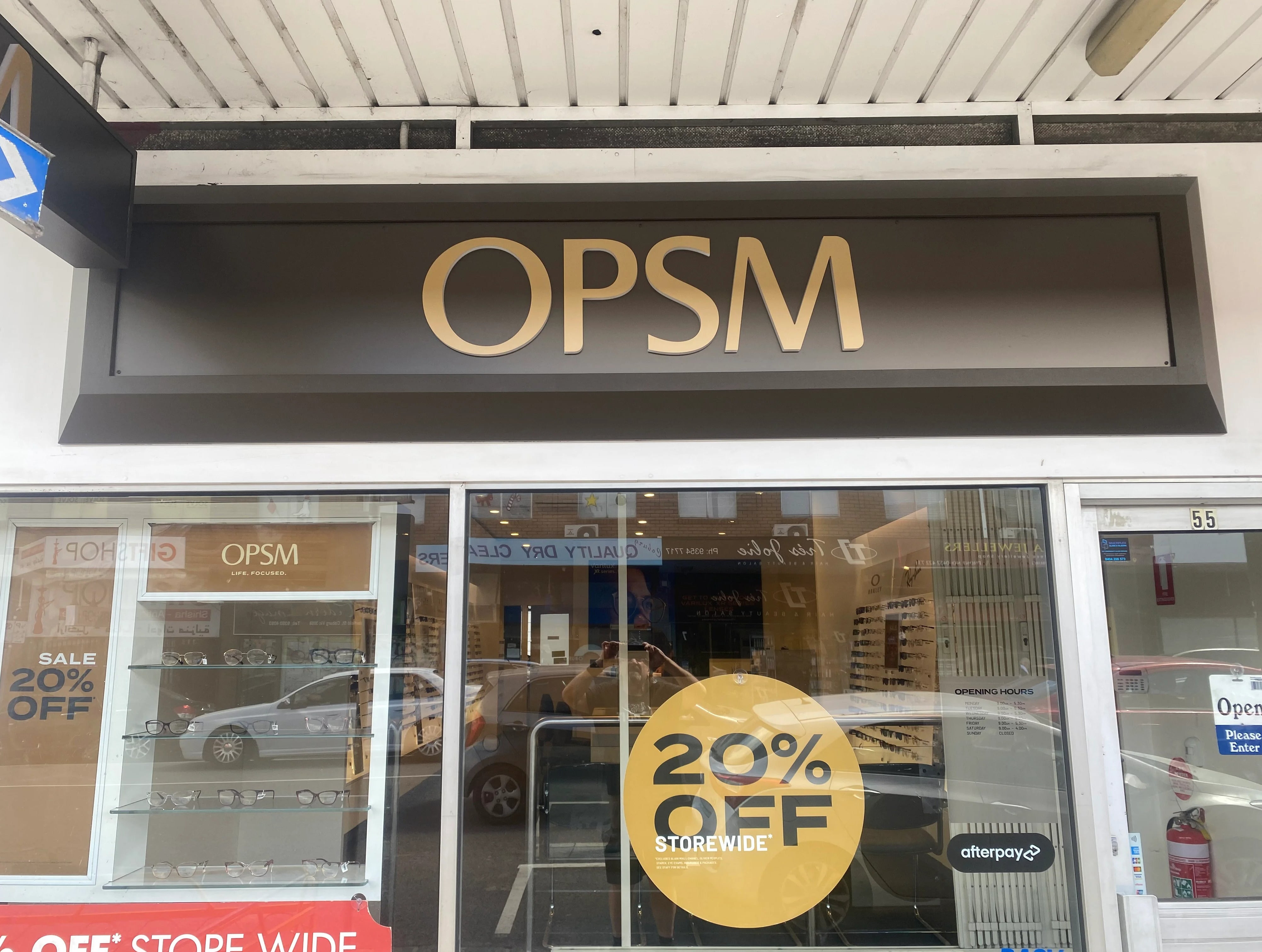 Shop Signage - OPSM - Coburg VIC