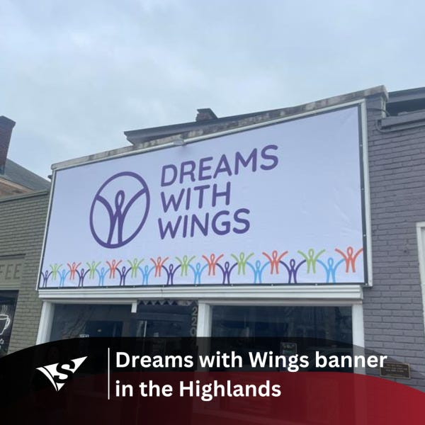 Dreams with Wings Banner- Highlands