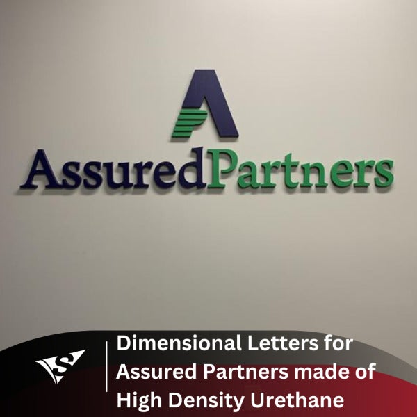 Dimensional letters for assured partners
