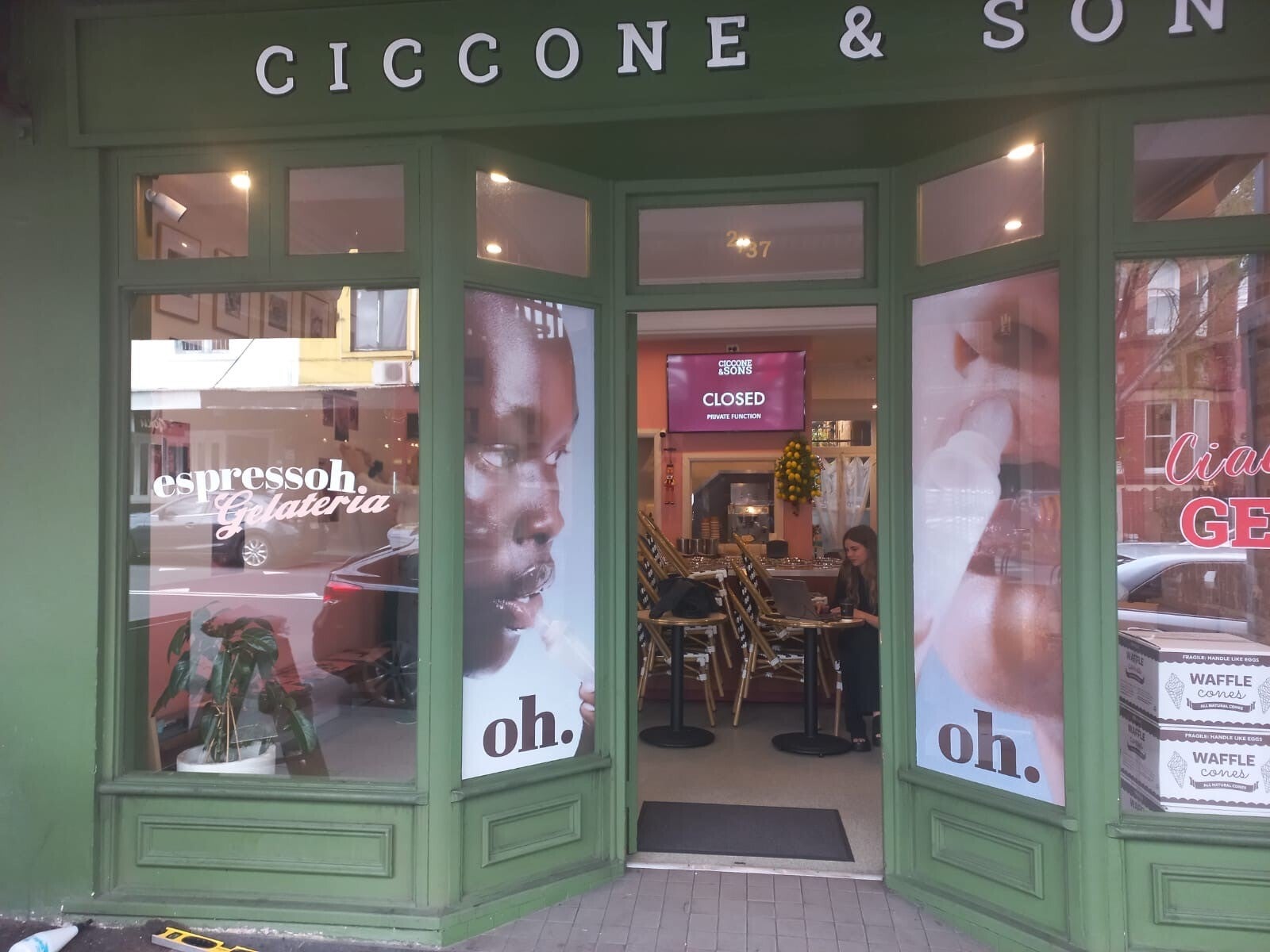 Printed Oneway vision