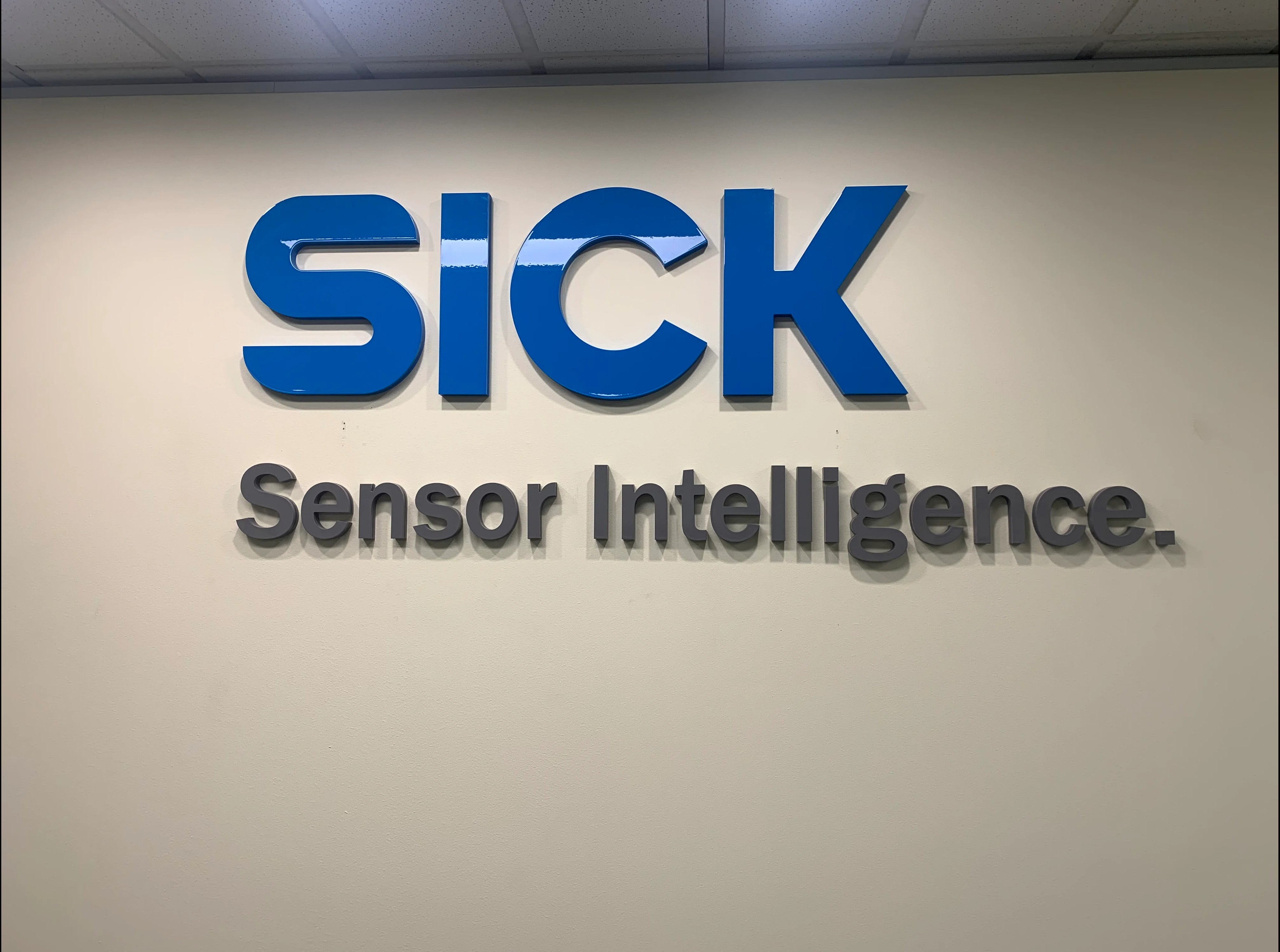 3D Signs & Lettering - SICK Pty Ltd - Heidelberg West VIC.