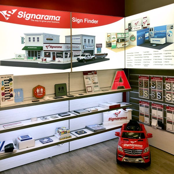 Signarama Sample Room