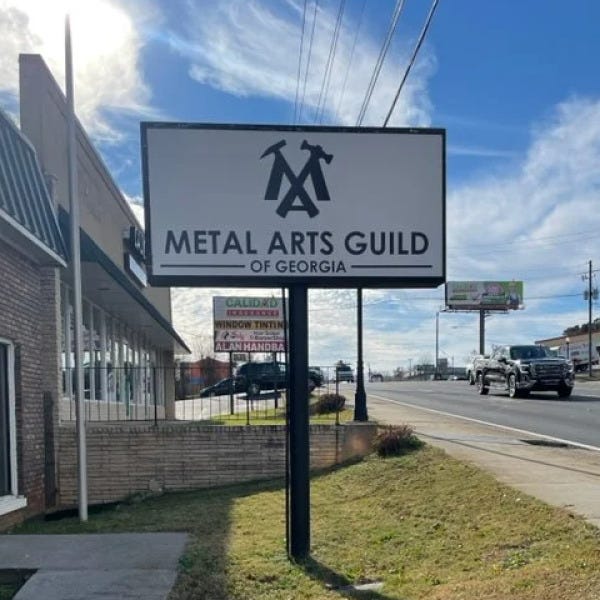 MAG Lightbox Pole Sign