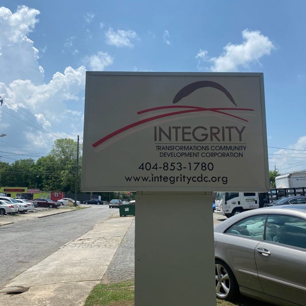 Integrity Transformation Monument Sign