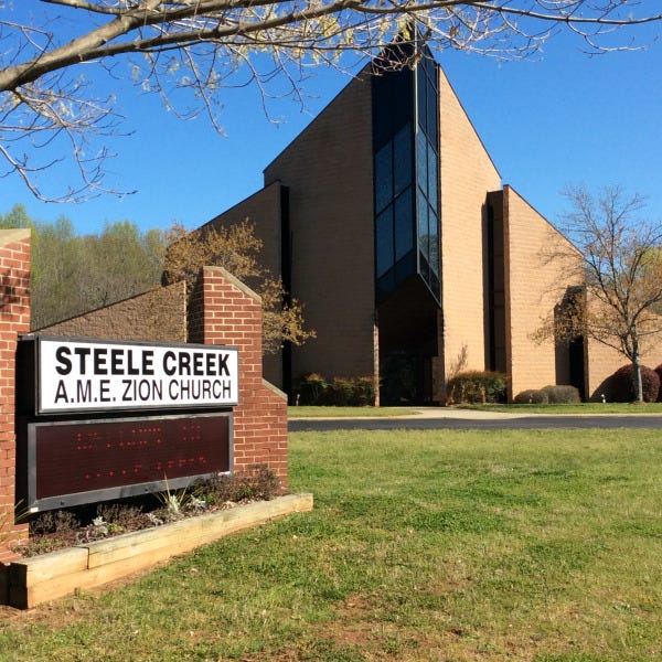 Steele Creek A.M.E. Zion Church Monument Sign