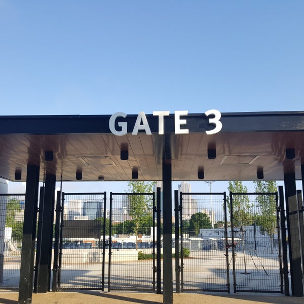 American Legion Memorial Stadium Gate Entrance Signage