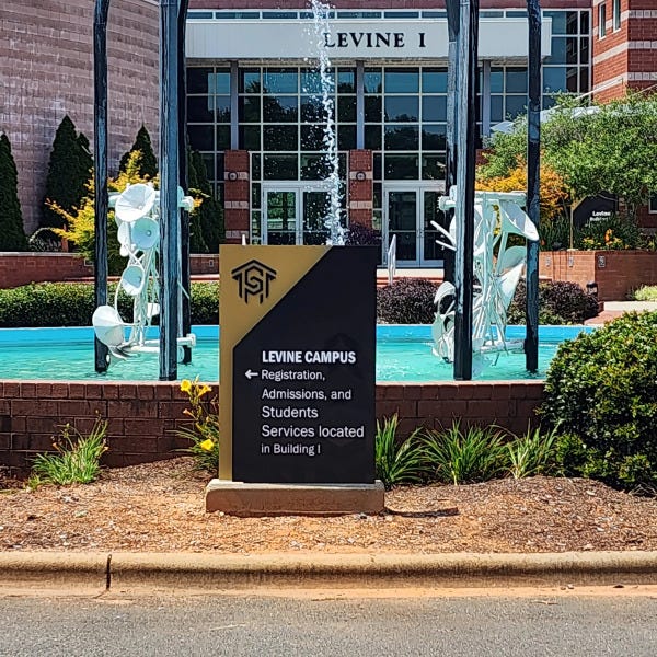 CPCC Wayfinding Monument Sign