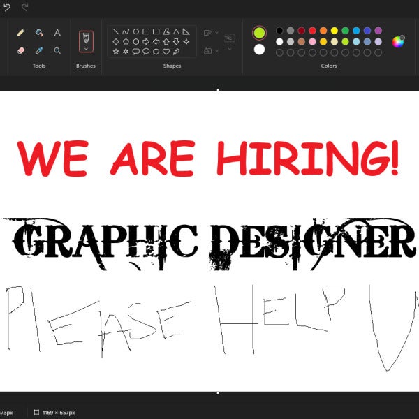 Why did the scarecrow win an award? Because he was outstanding in his field! HIRING -Graphic Design