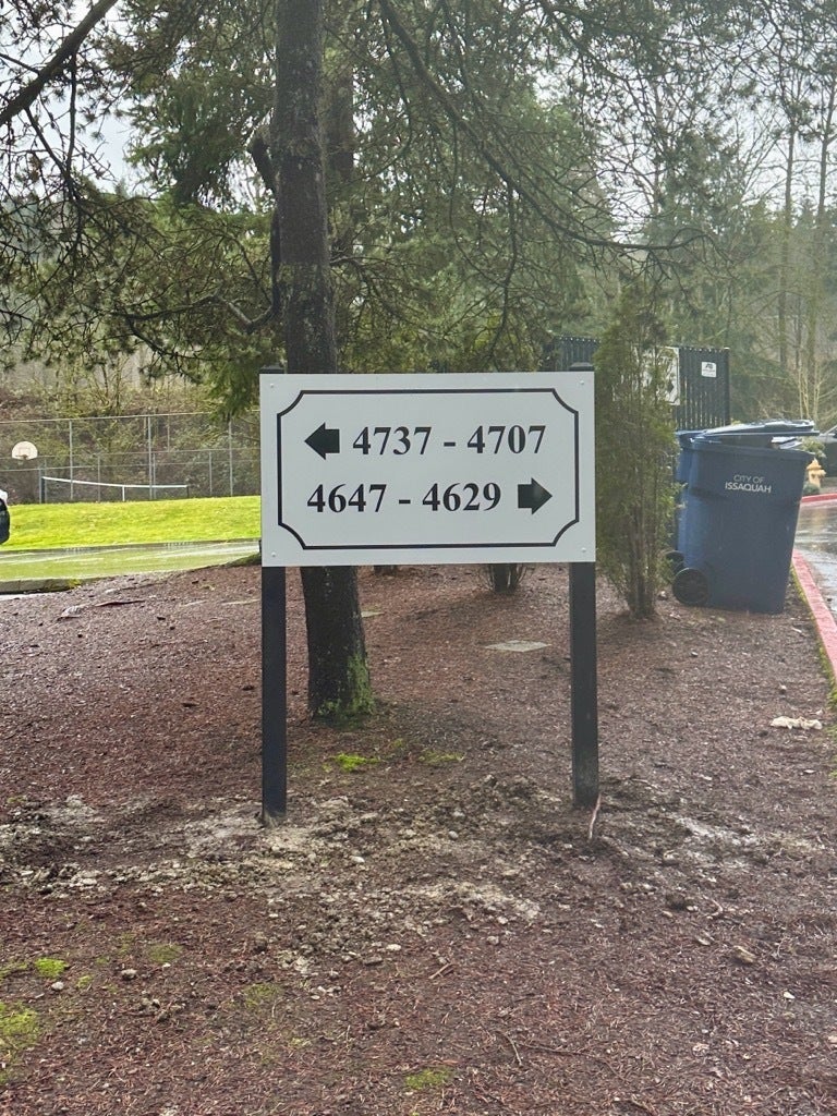 Property Signage Builds Community Identity, Branding and Wayfinding Efficiencies - Sammamish Bluffs, Issaquah, WA