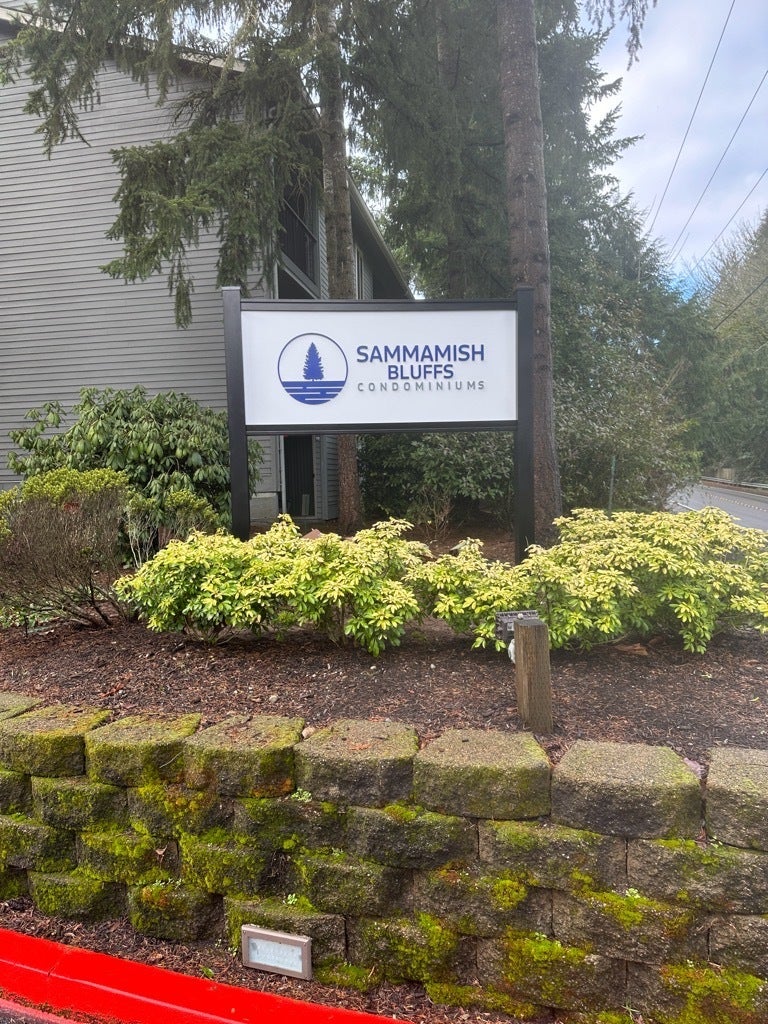 Property Signage Builds Community Identity, Branding and Wayfinding Efficiencies - Sammamish Bluffs, Issaquah, WA