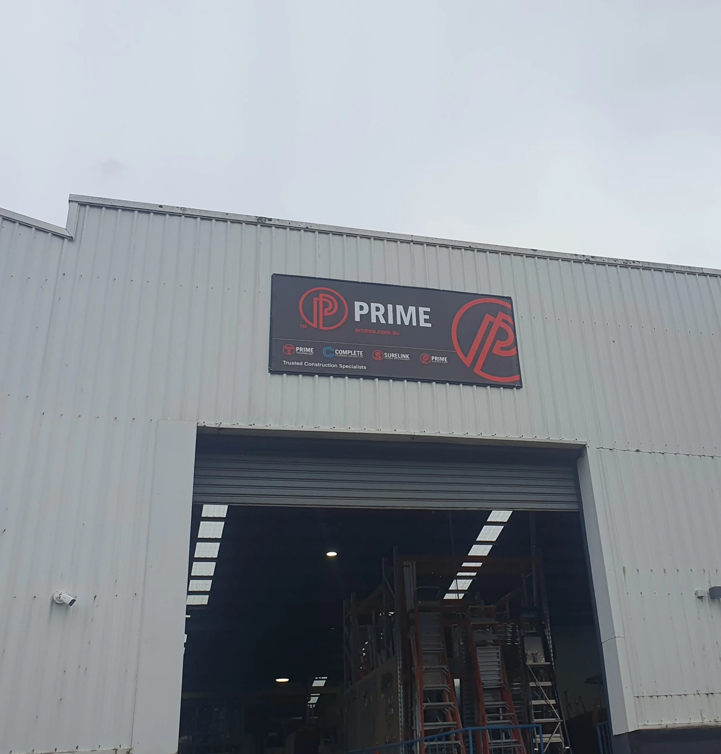 Sailtrack Banner Print - Prime Electrical & Data Services - Fairfield VIC