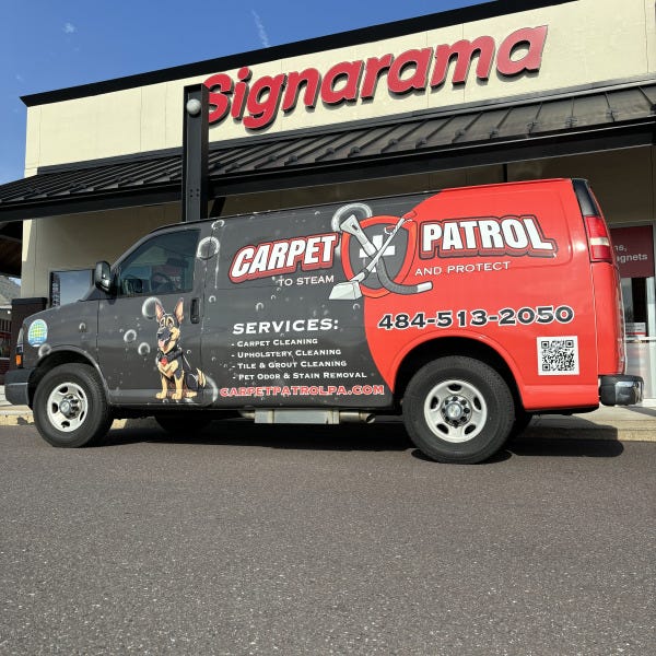 Carpet Patrol Van Wrap