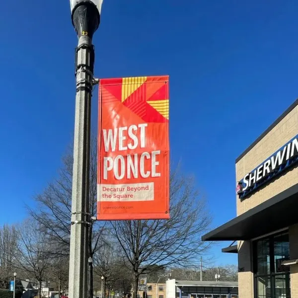 City of Decatur Banner Repair 2