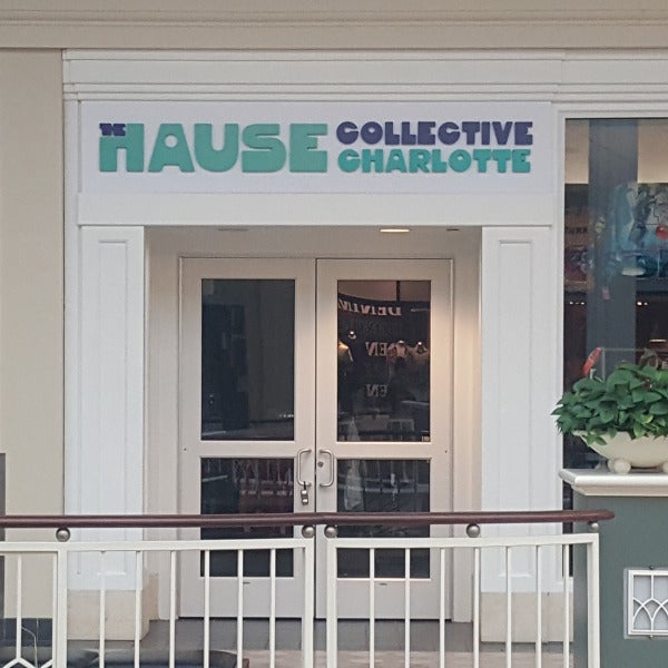 The Hause Collective Charlotte Storefront Signage Dimensional Lettering
