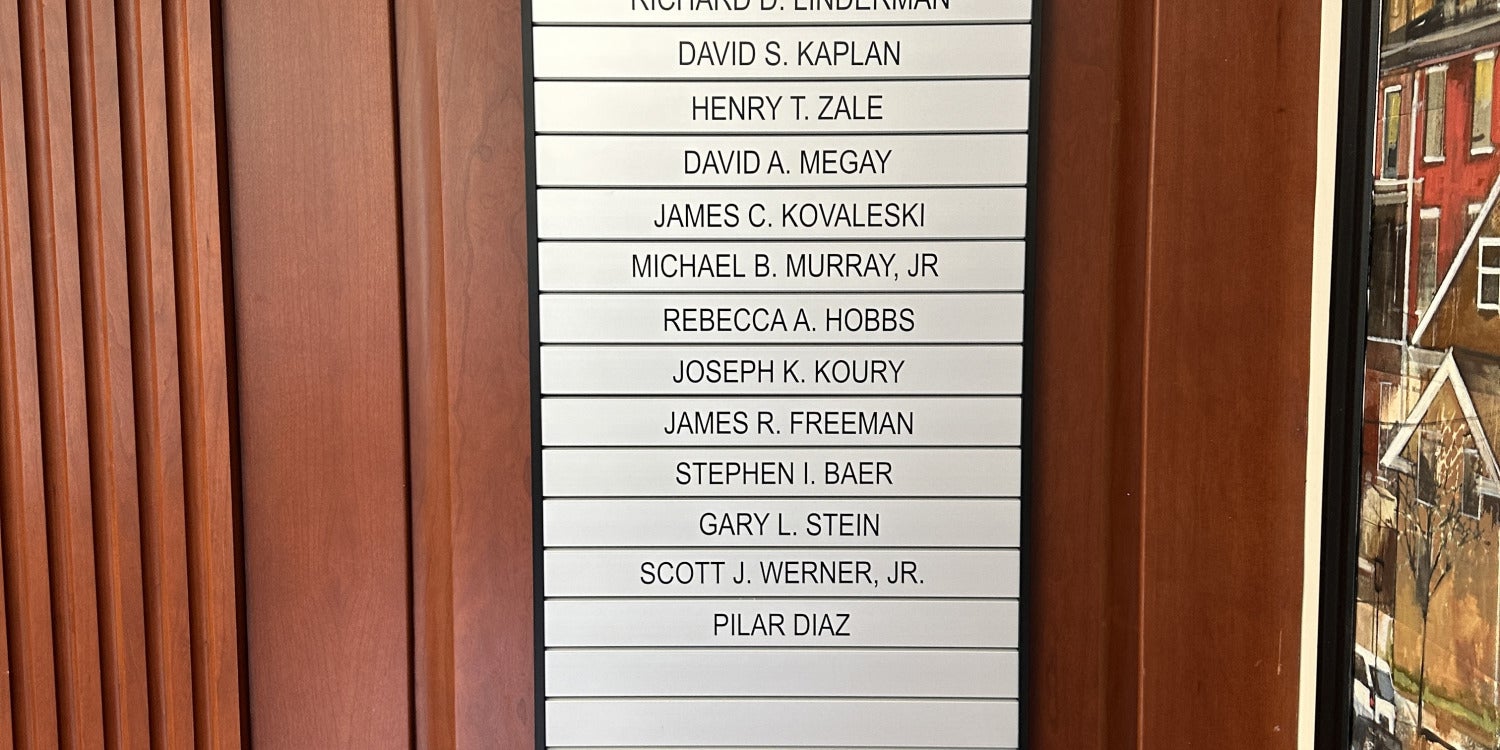 Building Directory Signs