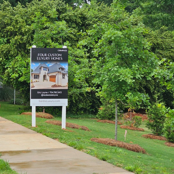 Get more attention for your property listings with our beautiful post and panel Signs