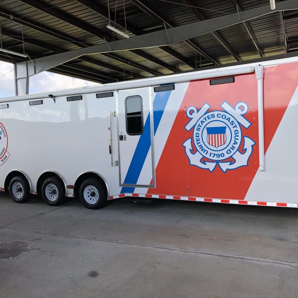 U.S Coast Guard Trailer Wrap