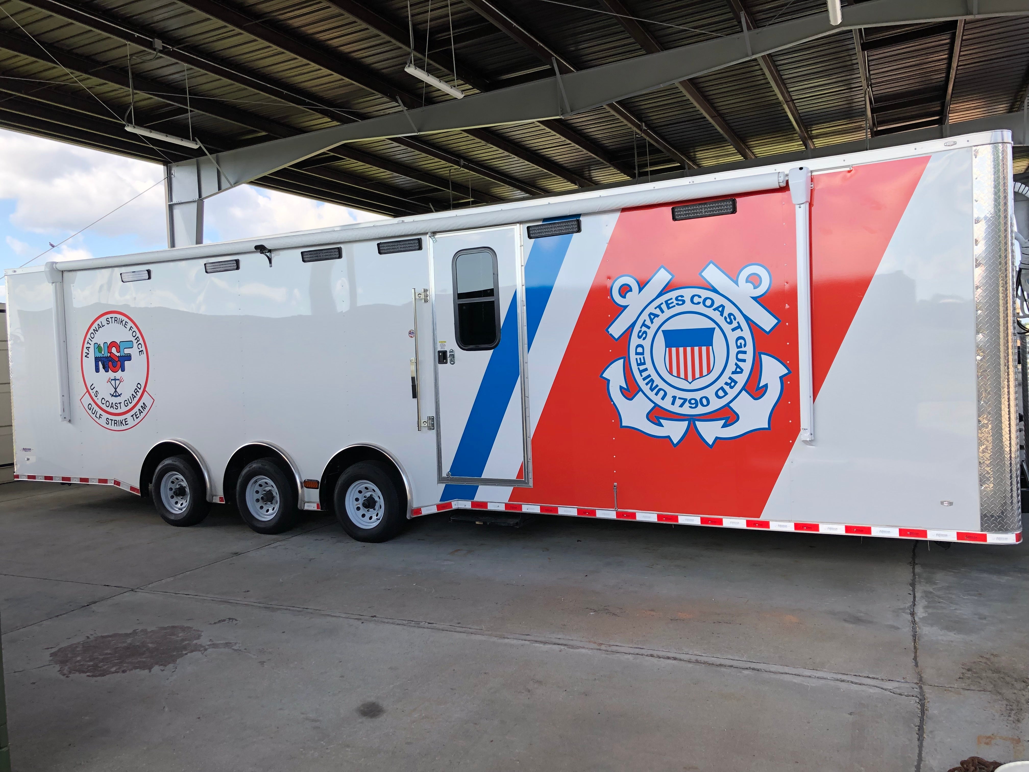 U.S Coast Guard Trailer Wrap