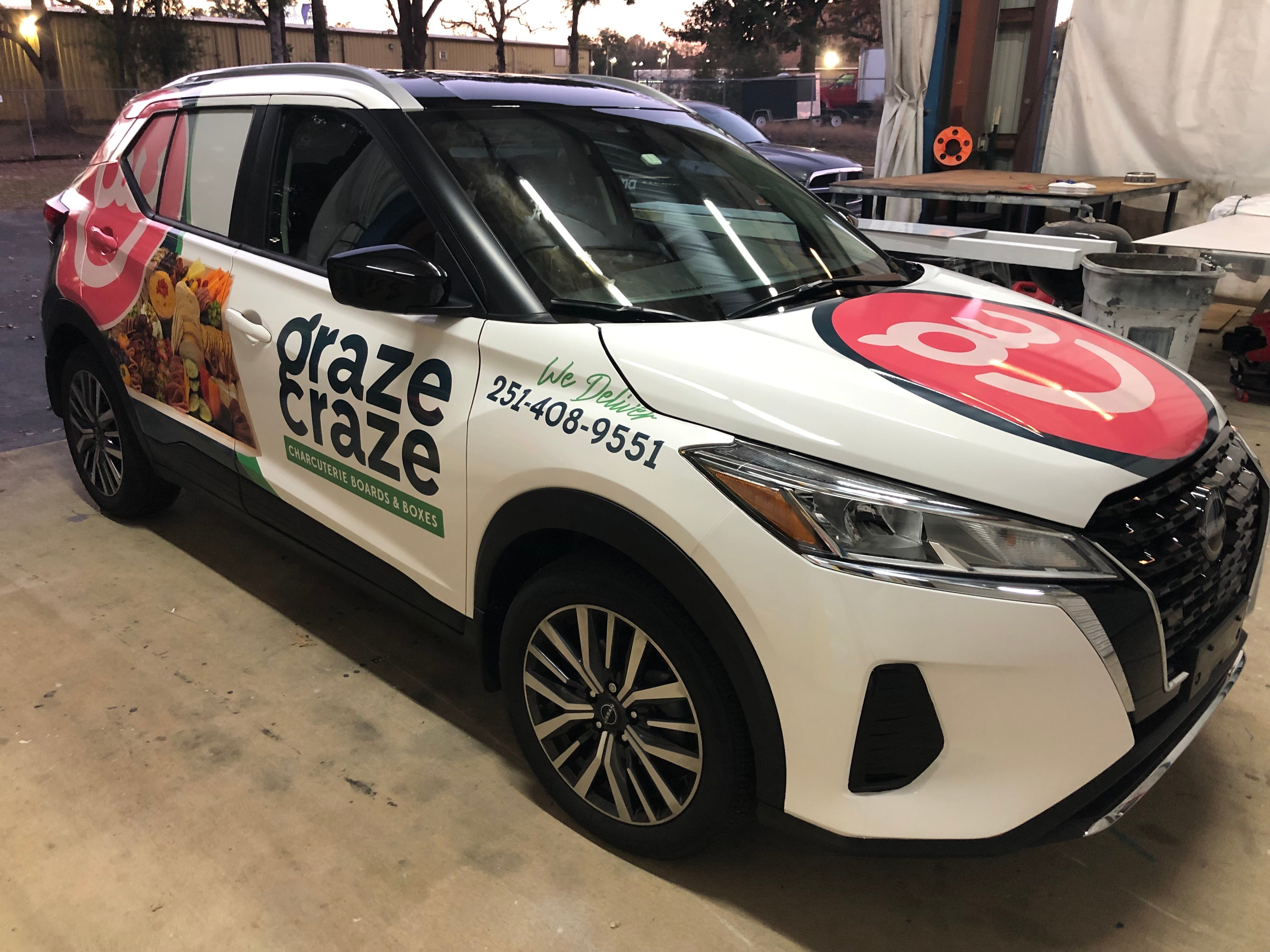 Graze Craze Car Wrap
