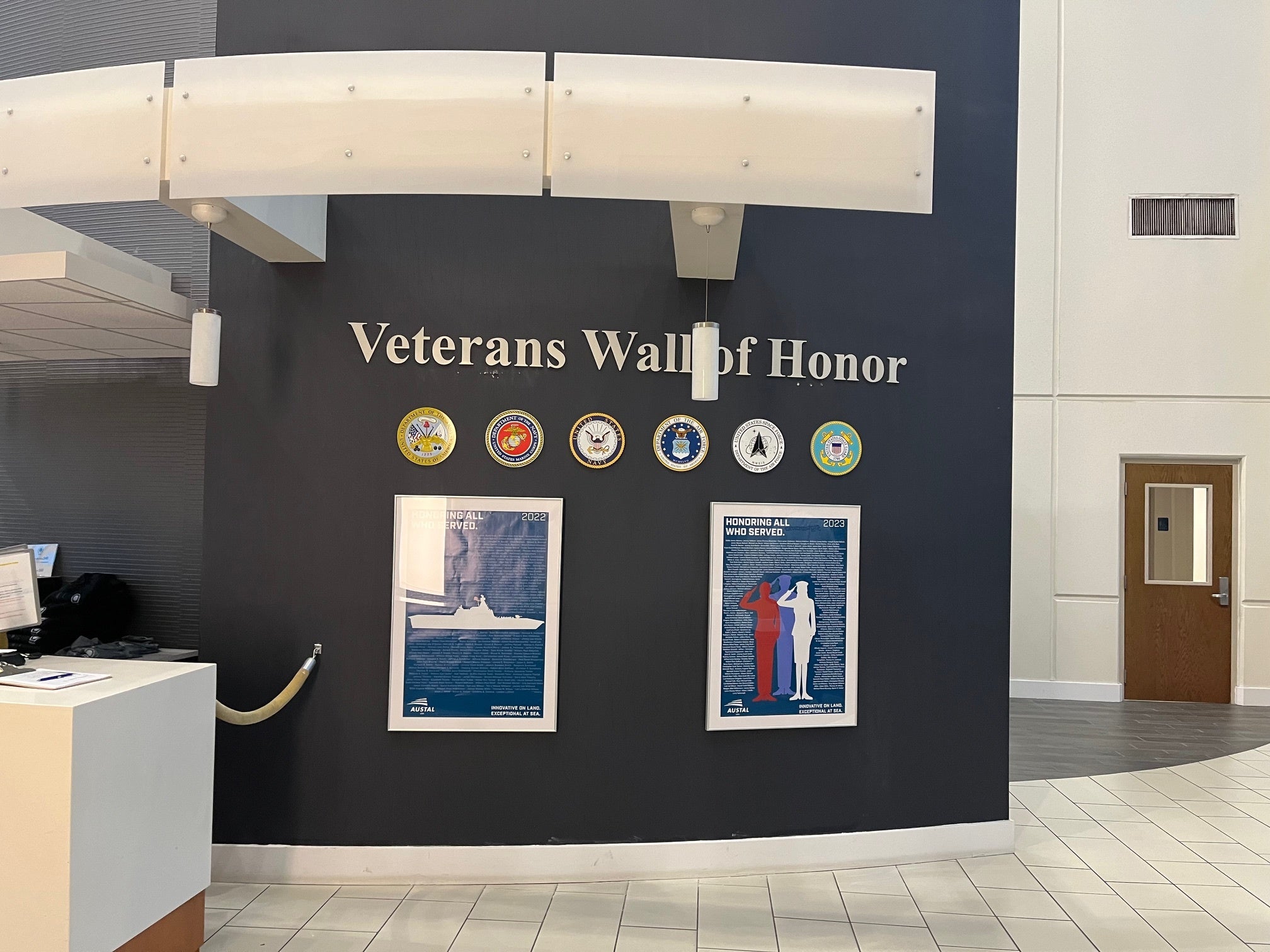 Austel Veteran’s Wall