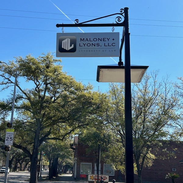 Maloney + Lyons Law Sign