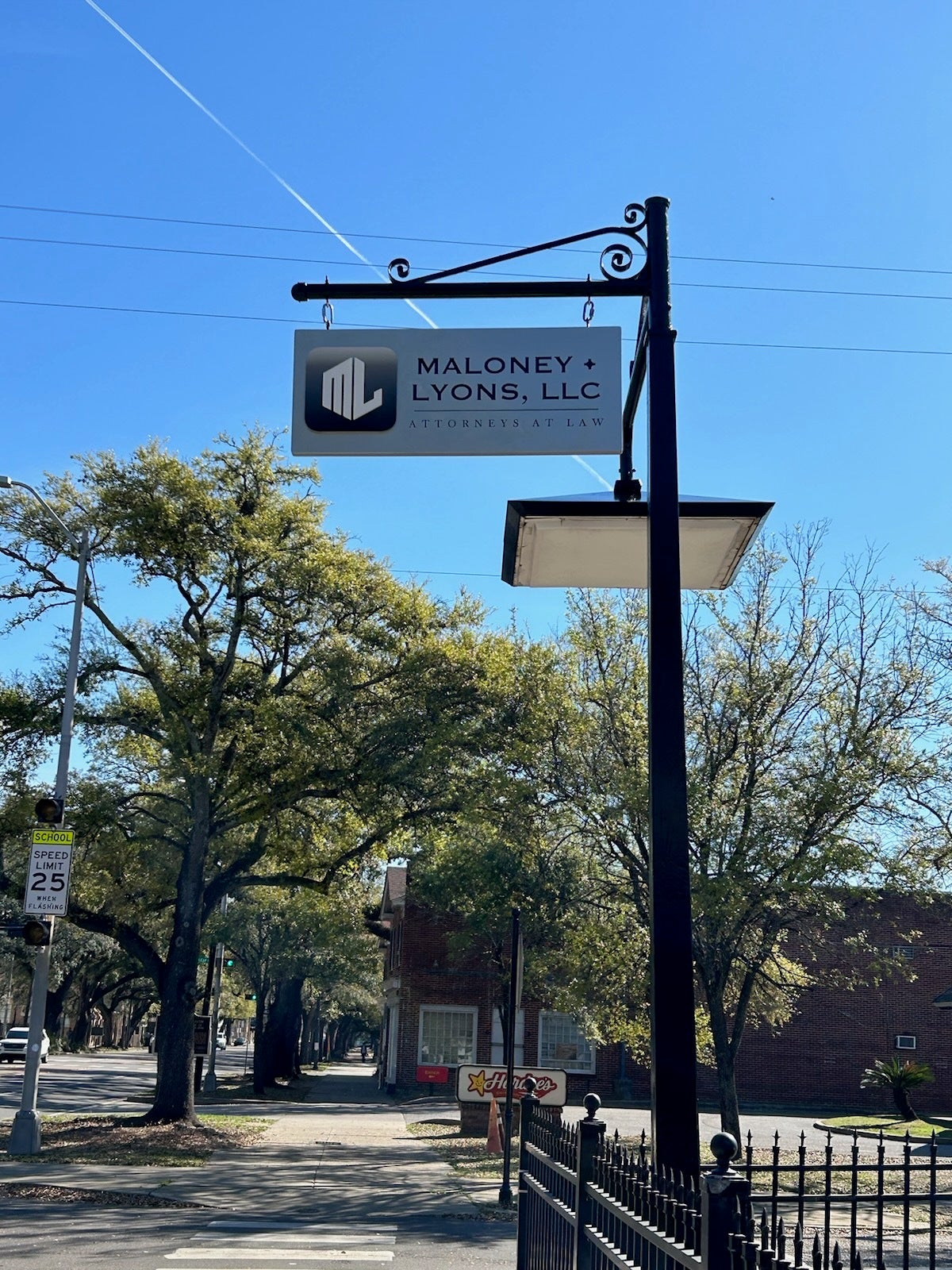 Maloney + Lyons Law Sign