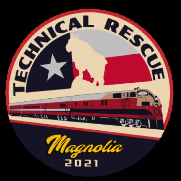 Magnolia Fire Sticker