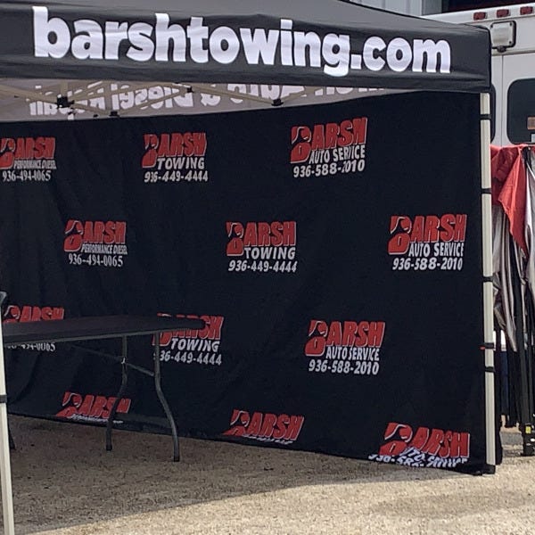 Tent and Back Drop