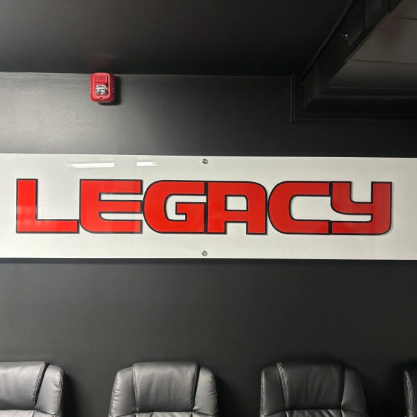 Legacy Baseball Dimensional Lettering