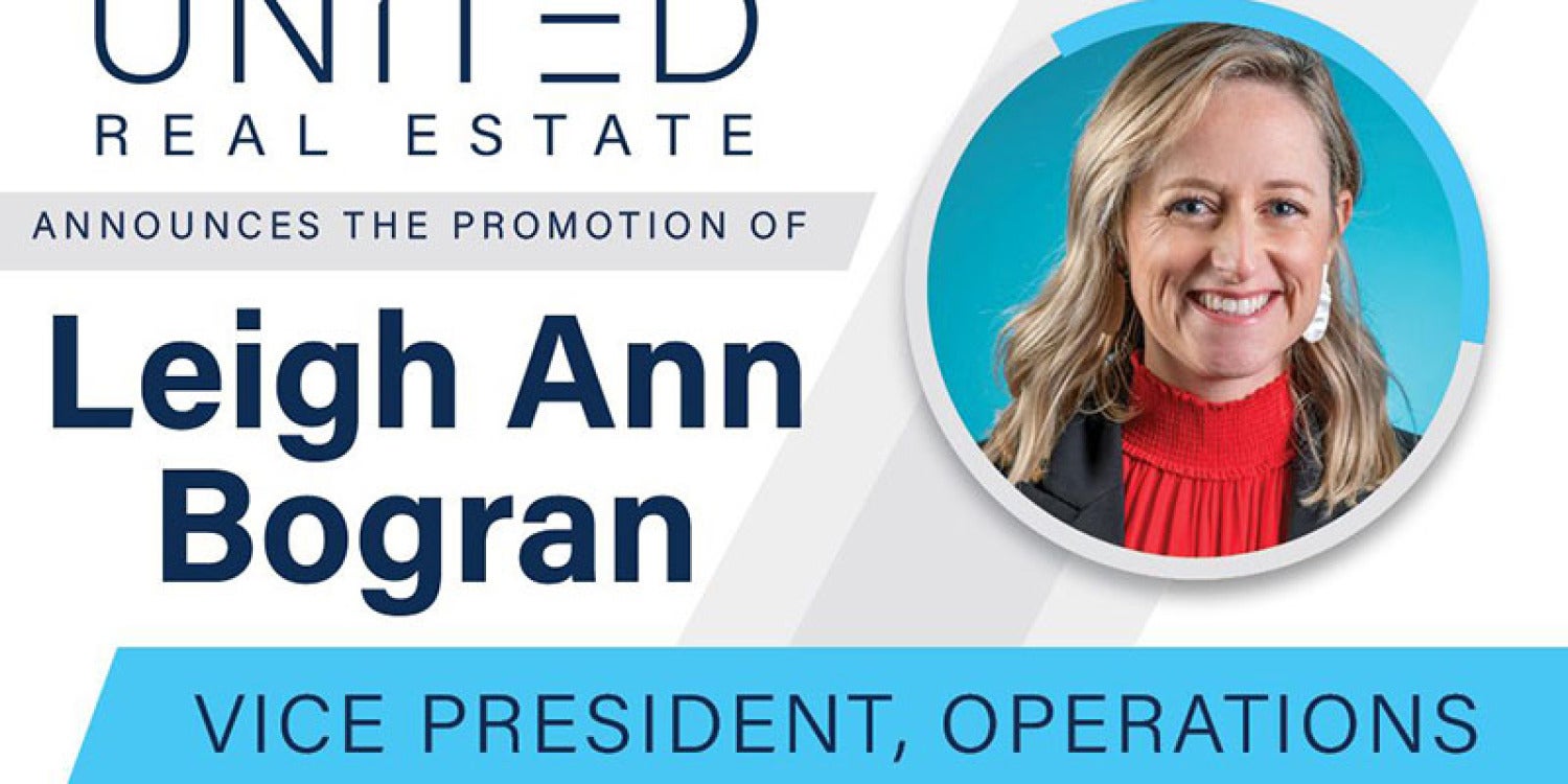 Leigh Ann Bogran Named Vice President of Operations at United Real Estate Leigh Ann Bogran Named Vice President of Operations at United Real Estate