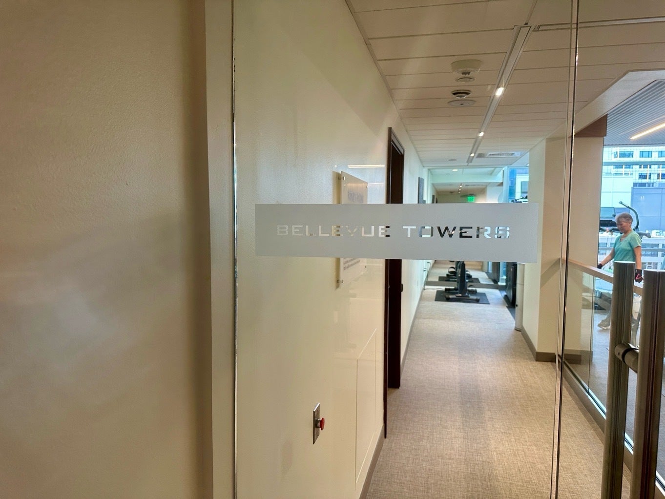 Frosted Vinyl for that Etched Glass look at Bellevue Towers - Bellevue, WA