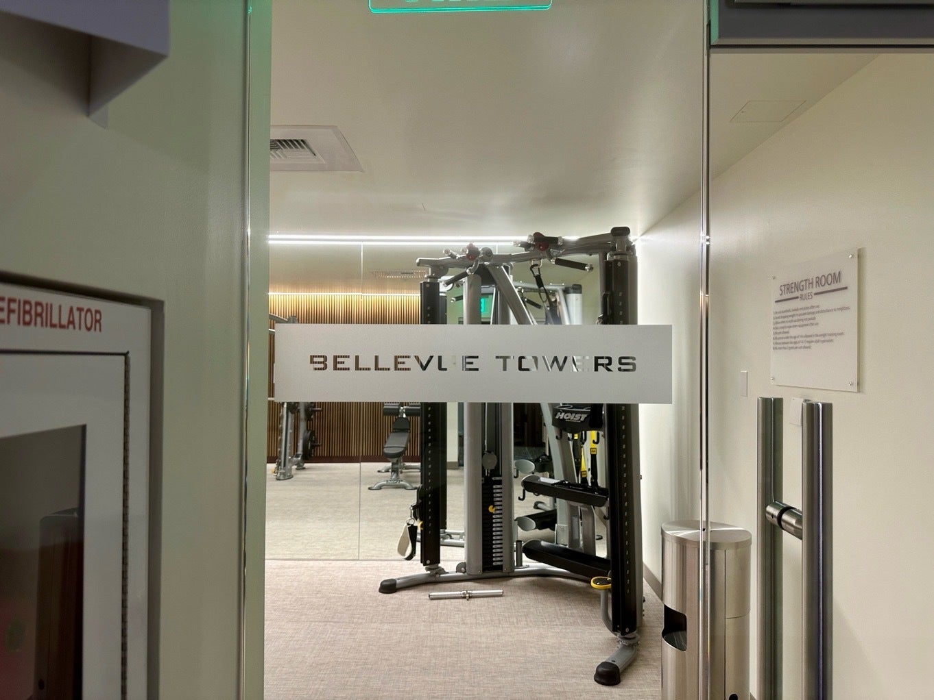 Frosted Vinyl for that Etched Glass look at Bellevue Towers - Bellevue, WA