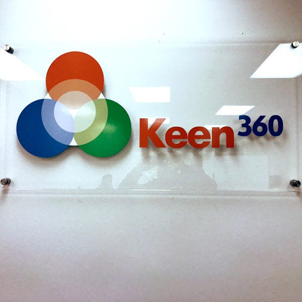 Acrylic Reception Sign