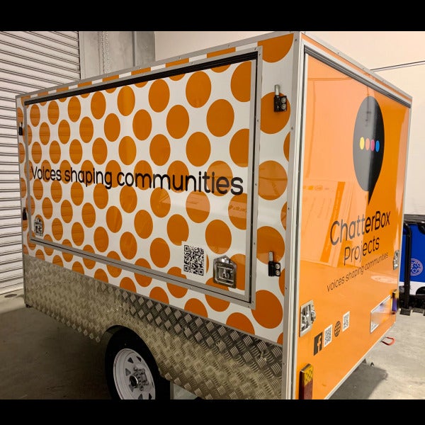 Trailer Signage - ChatterBox Projects.