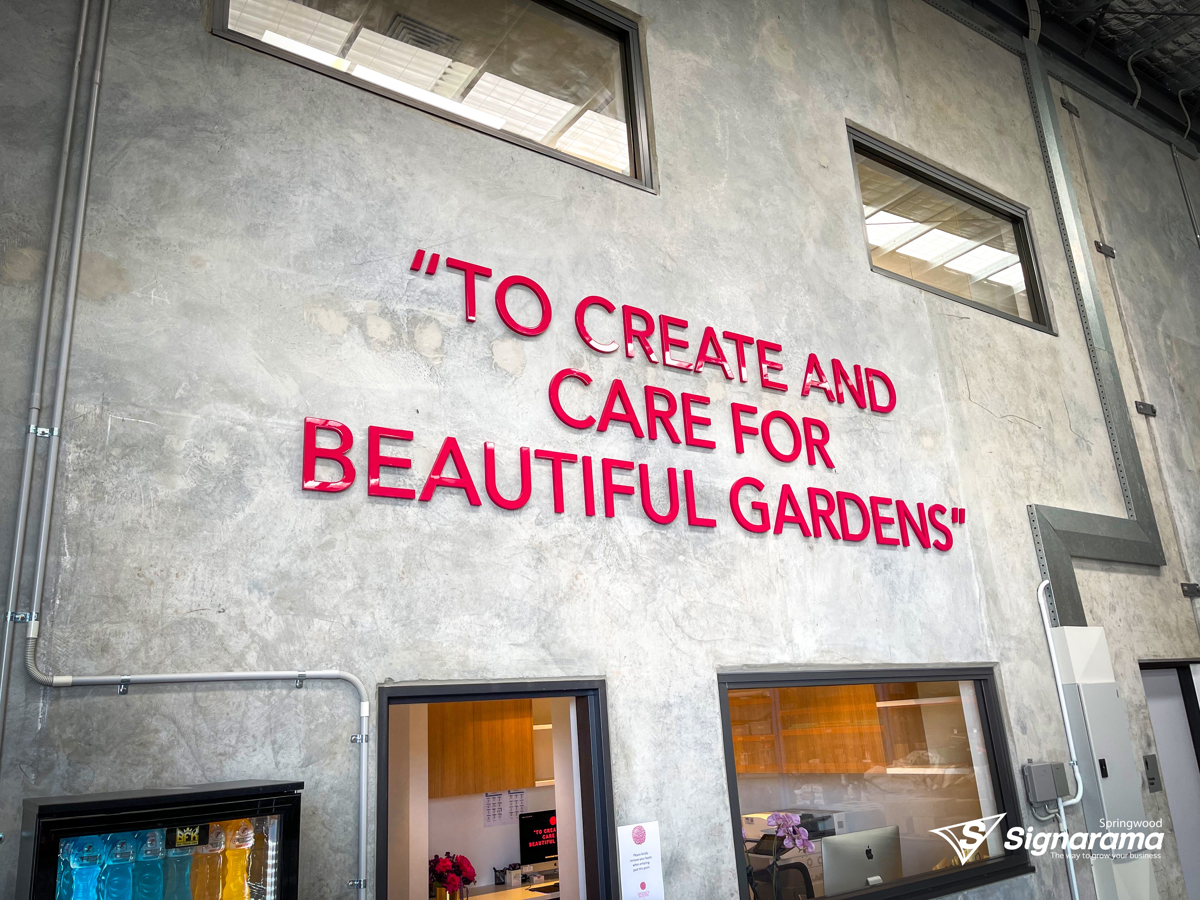 Brooke's Blooms Signage
