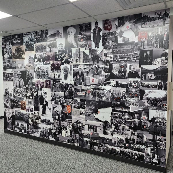 Wall Graphics for the Salvation Army in Edmonton, AB