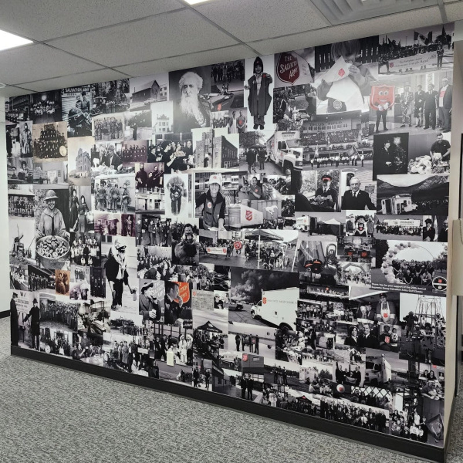 Wall Graphics for the Salvation Army in Edmonton, AB