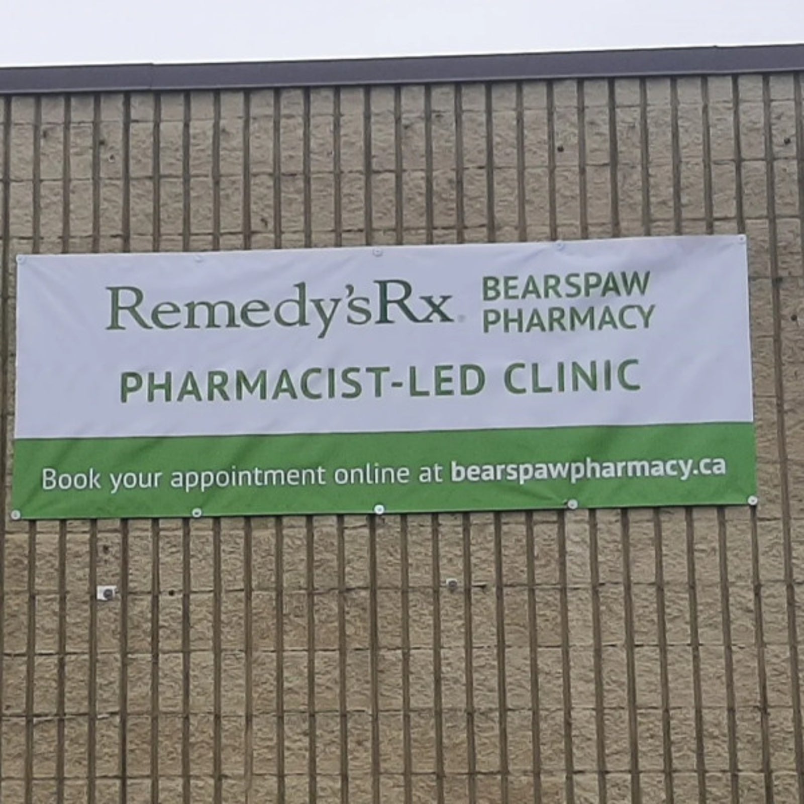 Vinyl Banners for Bearspaw Pharmacy in Edmonton, AB