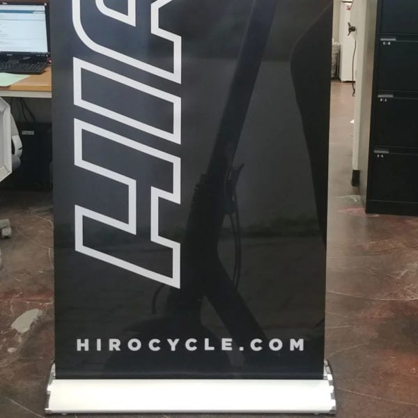 Retractable Banner for Hiro Cycle in Edmonton, AB