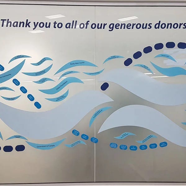 Indoor Window Graphics in Edmonton, AB