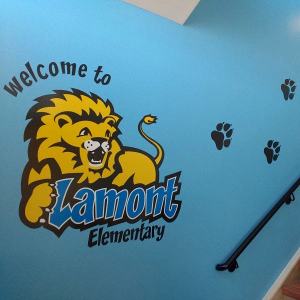 Wall Graphics for Lamont Elementary School in Lamont, AB