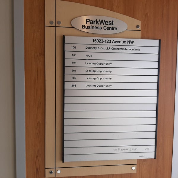 Directory for Business Lobby in Edmonton, AB