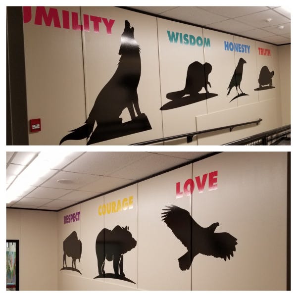 Wall Graphics in schools in Edmonton, AB